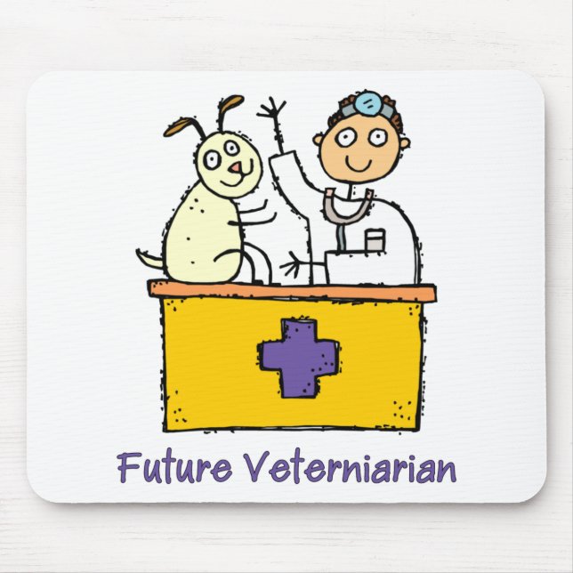 Mousepad Veterinário Futuro - Menino (Frente)