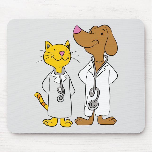 Mousepad Veterinários Animais (Frente)