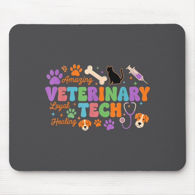 Mousepad Veterinary Technician - Vet Tech Veterinarian Appr (Frente)
