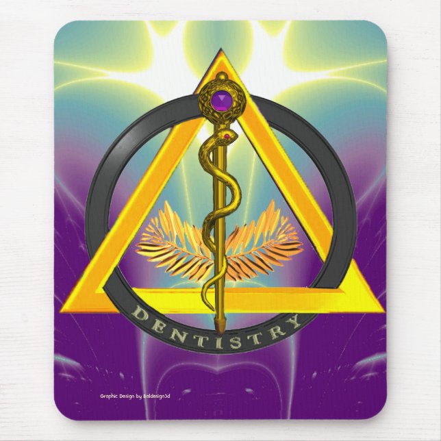 MOUSEPAD VIA DE DENTISTRAÇÃO DENTISTA DE ASCLEPIUS (Frente)