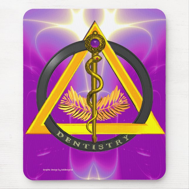 MOUSEPAD VIA DE DENTISTRAÇÃO DENTISTA DE ASCLEPIUS (Frente)