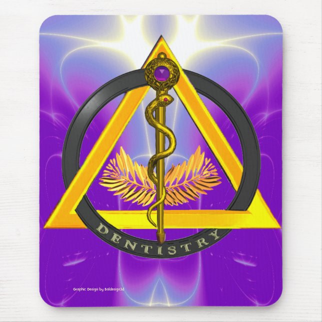 MOUSEPAD VIA DE DENTISTRAÇÃO DENTISTA DE ASCLEPIUS (Frente)