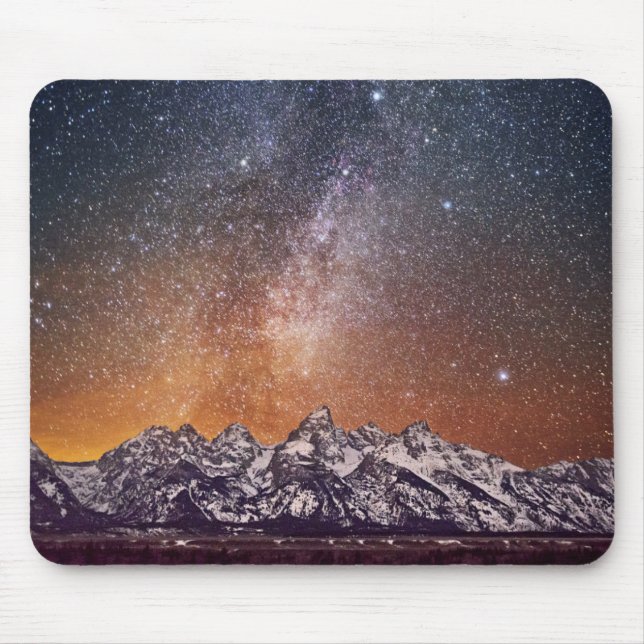 Mousepad Via Láctea sobre Teton grande (Frente)