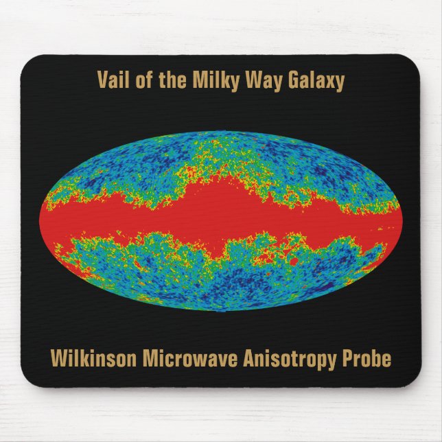 Mousepad Via Látea Veil Sobre o Universo WMAP (Frente)