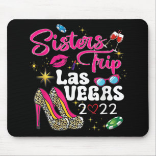 Mousepad Viagem das Irmãs de Las Vegas 2022 Engraçadas Irmã