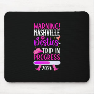 Mousepad Viagem das Melhores Amigas Nashville 2026 em Andam