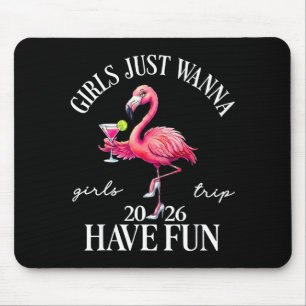 Mousepad Viagem das meninas 2026 festa de bebida meninas qu