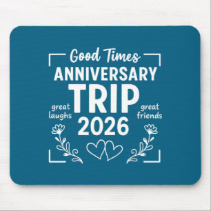 Mousepad Viagem de Aniversário Casais Marido Mulher