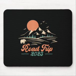 Mousepad Viagem de Carro 2025 Férias em Família Acampamento