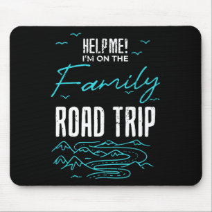 Mousepad Viagem de Carro da Família Divertida Reunião de Fé