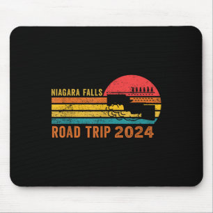 Mousepad Viagem de carro para Niagara Falls 2024 Férias de