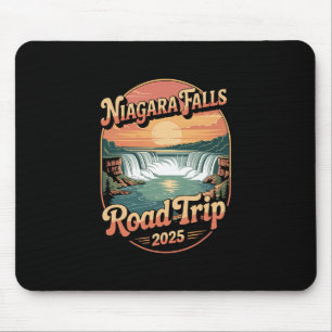 Mousepad Viagem de Carro para Niagara Falls 2025 Lembrança