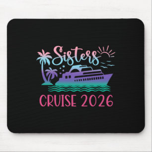 Mousepad Viagem de Cruzeiro das Irmãs 2026 Viagem de Férias