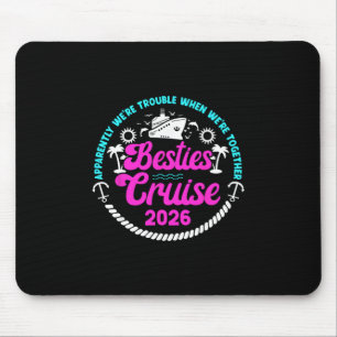Mousepad Viagem de Cruzeiro das Melhores Amigas Engraçadas