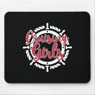 Mousepad Viagem de Cruzeiro de Cruzeiros Garotas 2025 Féria