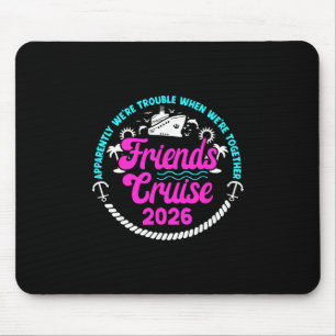 Mousepad Viagem de Cruzeiro dos Amigos Divertidos Férias 20