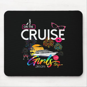 Mousepad Viagem de Cruzeiro Engraçado das Meninas 2025 Mulh