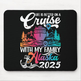 Mousepad Viagem de Cruzeiro Familiar no Alasca -