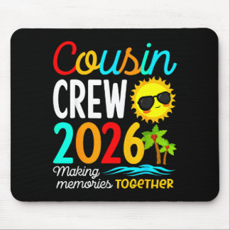 Mousepad Viagem de família na praia nas férias de verão de 
