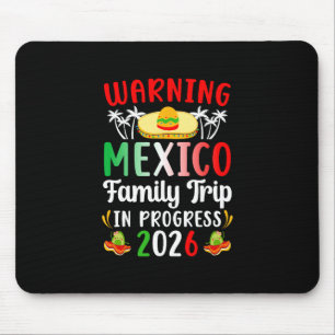 Mousepad Viagem de Família no México em Andamento 2026 Famí