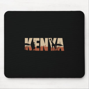Mousepad Viagem de férias africanas na vida selvagem para o