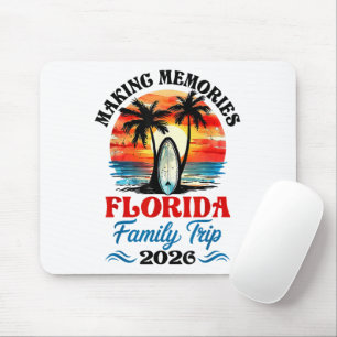 Mousepad Viagem de férias em família na Flórida retrô 2026
