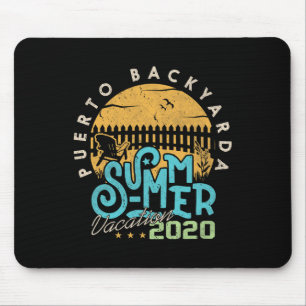 Mousepad Viagem de férias engraçada em Puerto Ckyarda