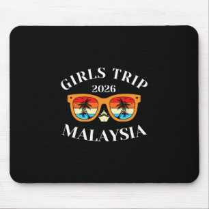 Mousepad Viagem de Meninas 2026 Malásia Férias de Primavera