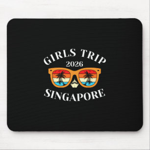 Mousepad Viagem de Meninas 2026 Singapura Férias de Primave