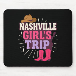 Mousepad Viagem de Meninas de Nashville Festa de Despedida