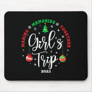 Mousepad Viagem de Meninas de Natal 2025 Fim de Semana Féri