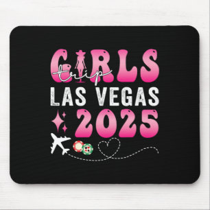 Mousepad Viagem de Meninas Las Vegas 2025 EUA Férias de Ver