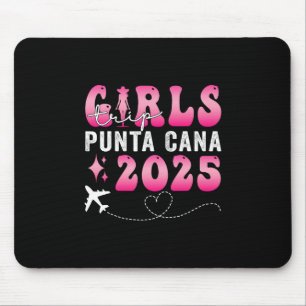 Mousepad Viagem de Meninas Punta Cana Férias de Verão 2025