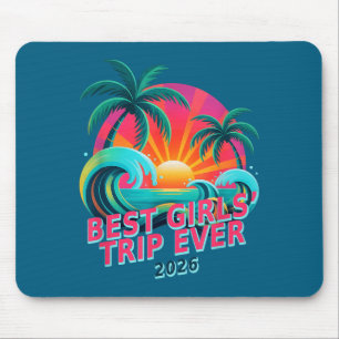 Mousepad Viagem de meninas vintage para sempre 2026 cruzeir