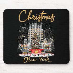 Mousepad Viagem de Natal das Meninas de Nova York Ny Corres