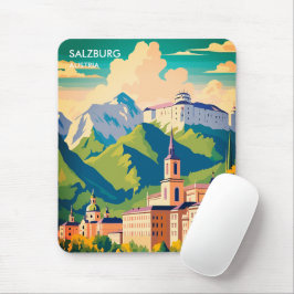 Mousepad Viagem de Salzburg Áustria