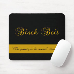Mousepad Viagem do cinturão negro das artes marciais