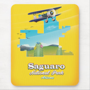 Mousepad viagem do parque nacional saguaro