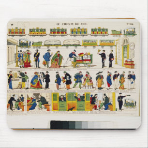 Mousepad Viagem do trilho, c.1850