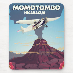 Mousepad Viagem do vulcão de Momotombo Nicarágua