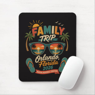 Mousepad Viagem em Família Orlando Flórida 2026