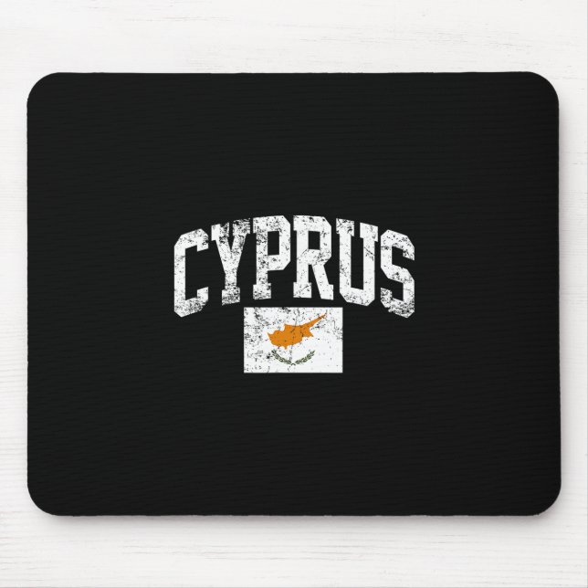 Mousepad Viagem Familiar ao Chipre Presente Férias no Chipr (Frente)