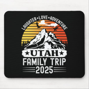 Mousepad Viagem Familiar em Utah 2025 Aventura de Acampamen