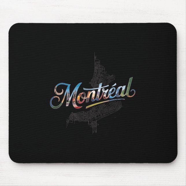 Mousepad Viagem Férias Montreal Quebec Canadá  (Frente)