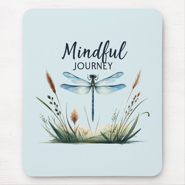 Mousepad Viagem indígena - Natureza Dragonfly (Frente)