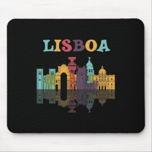 Mousepad Viagem Lisboa Portugal Férias Familiares Tr Europe