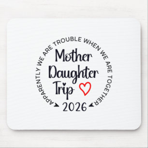 Mousepad Viagem Mãe Filha 2026 Férias em Família Mãe Matc