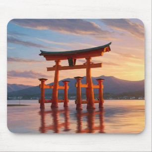 Mousepad Viagem Shrine de Miyajima Floating Torii Itsukushi