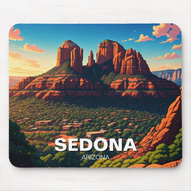 Mousepad Viagem Vertical Sedona (Frente)
