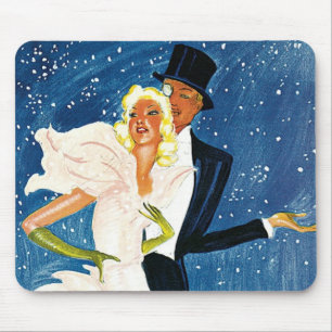 Mousepad Viagem Vintage, Amor Romance Inverno em Monte Carl